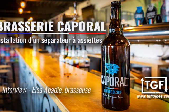 Brasserie Caporal - Installation d'un séparateur à assiettes